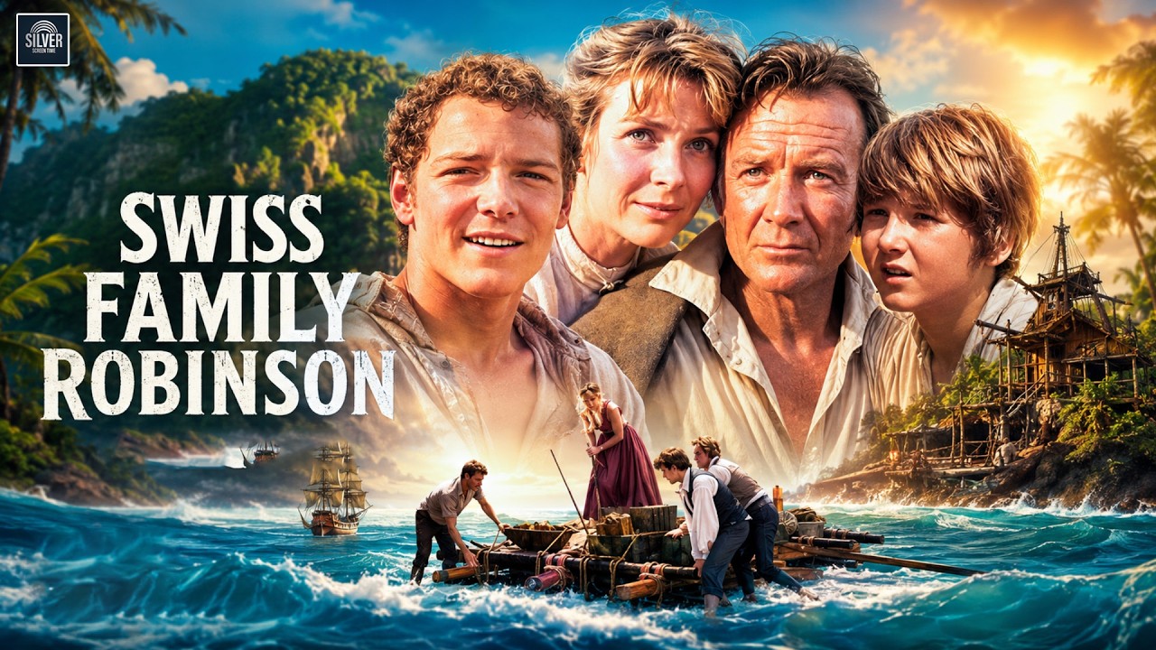 Swiss Family Robinson (1960) | James MacArthur | Adventure Old Hollywood Survival Story Full Movie