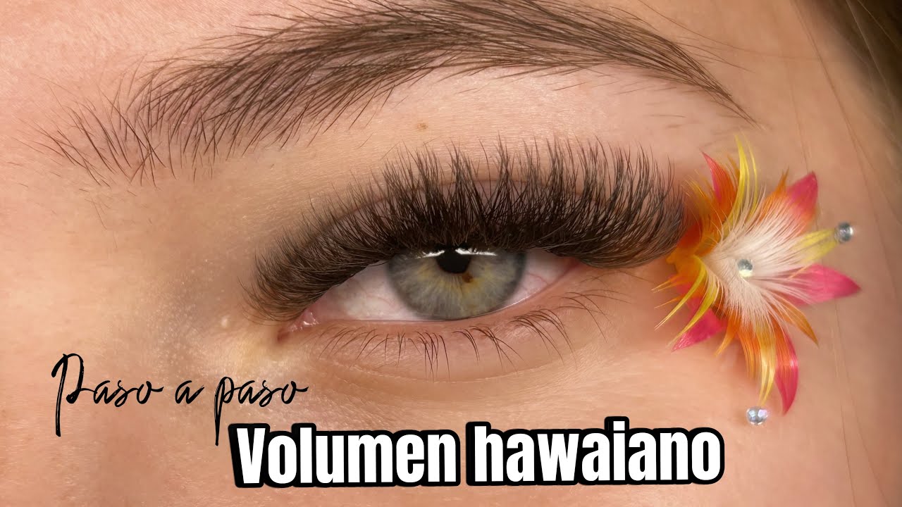 Tutorial completo Como hacer volumen hawaiano.