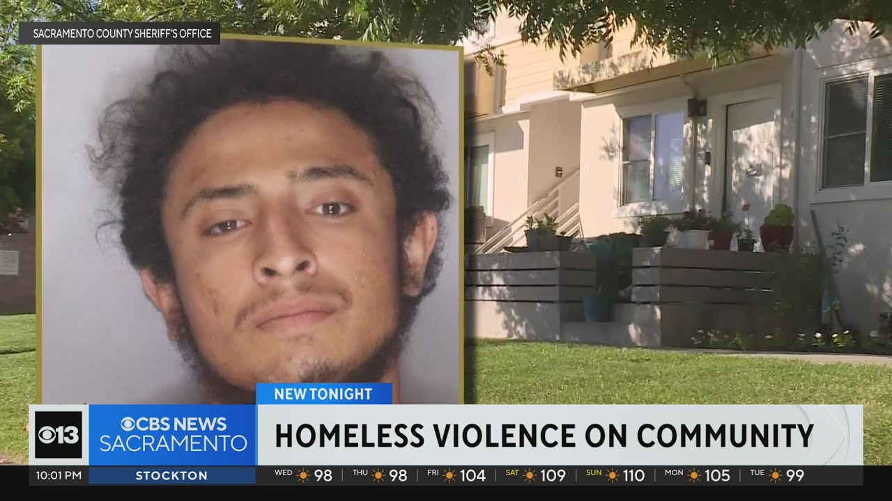 Has there been an increase in violent attacks by the homeless?