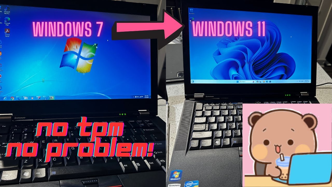 Upgrading My Windows 7 ThinkPad To Windows 11 | (No TPM Edition)