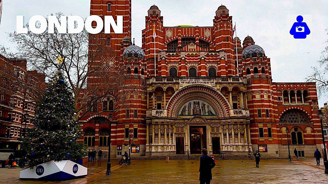 Walking London's Most Historic Streets at Christmas 🎄 Westminster Cathedral & Big Ben | London Tour
