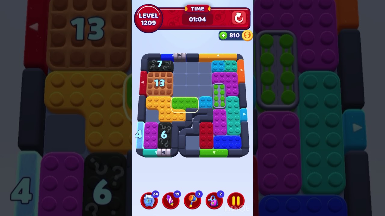 Color Block Jam Level 1209 &ndash; Full Puzzle Solution (No Boosters)