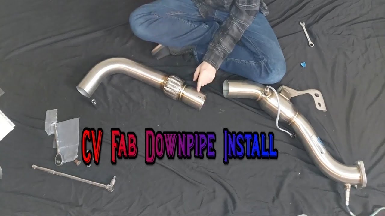 CV Fab Downpipe Install