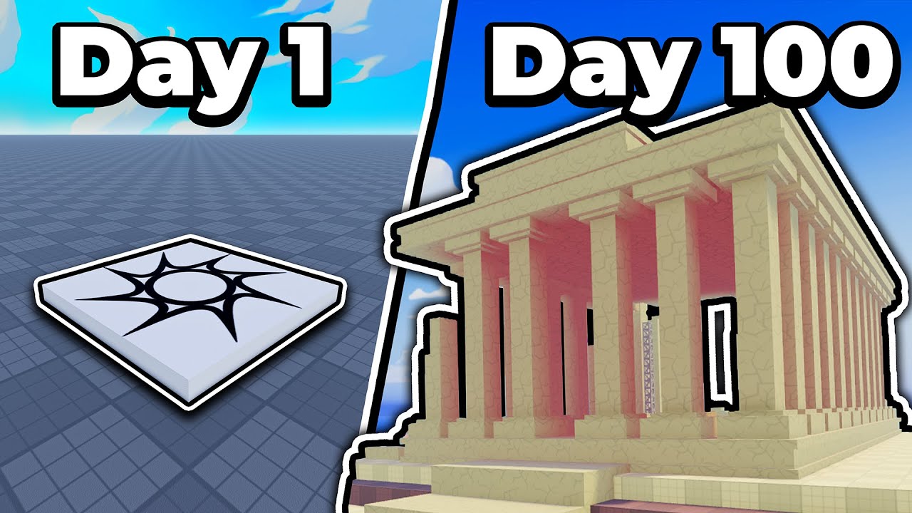 I Spent 100 DAYS Building My Roblox Game!