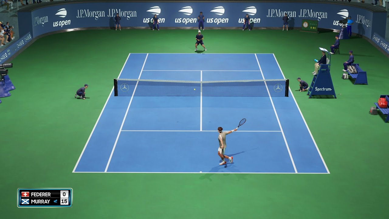 AO Tennis 2 - Roger Federer vs Andy Murray - PS4 Gameplay