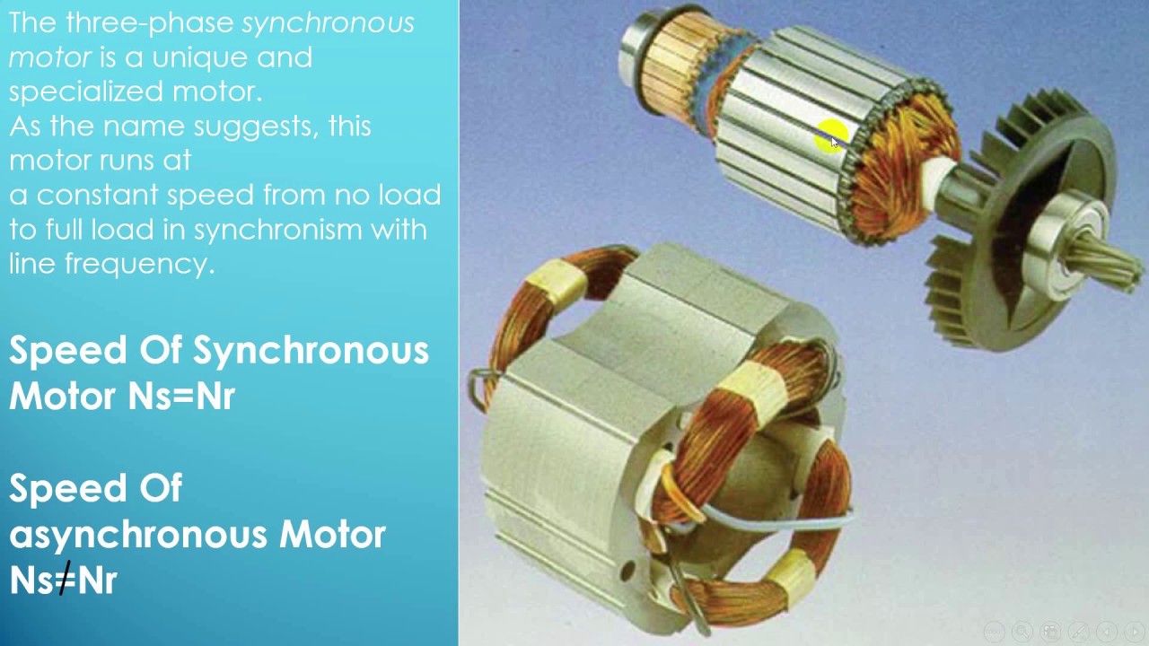 8-المحرك التزامنى المتعب و المفيد - Synchronous Motor