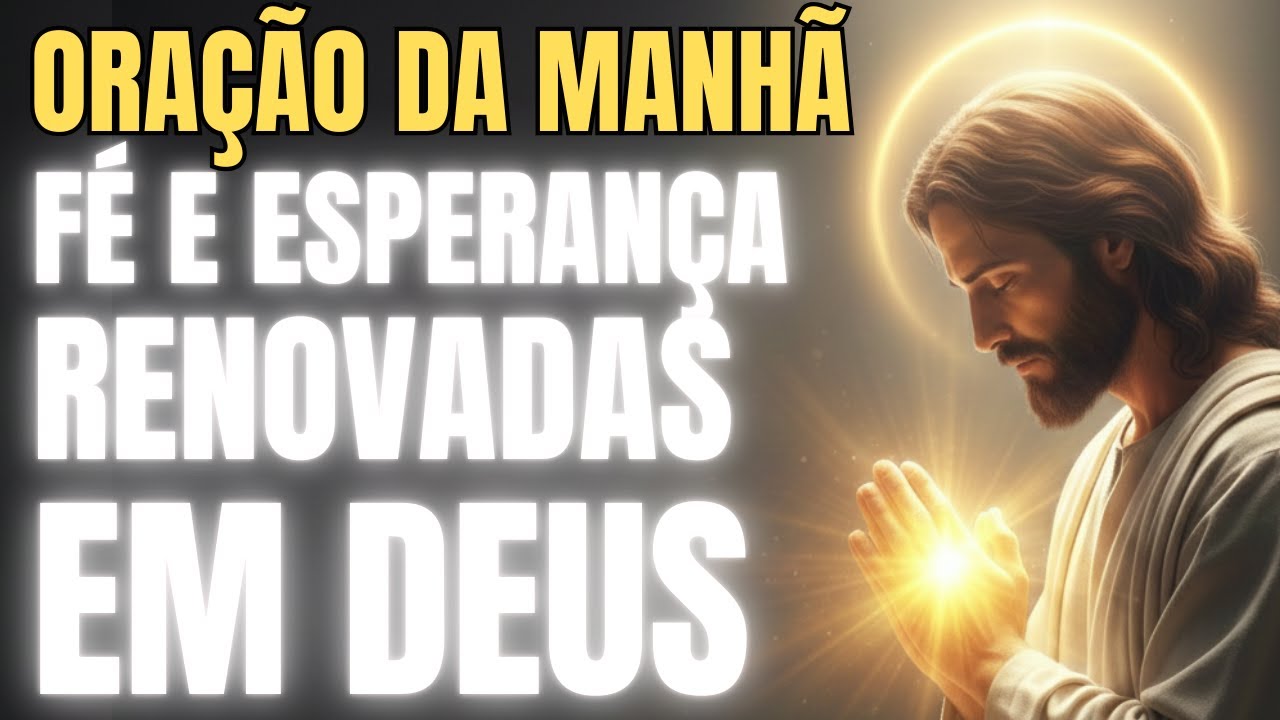 ORAÇÃO DA MANHÃ - UMA ORAÇÃO DE ESPERANÇA, FÉ e GRATIDÃO PELO CUIDADO DE DEUS