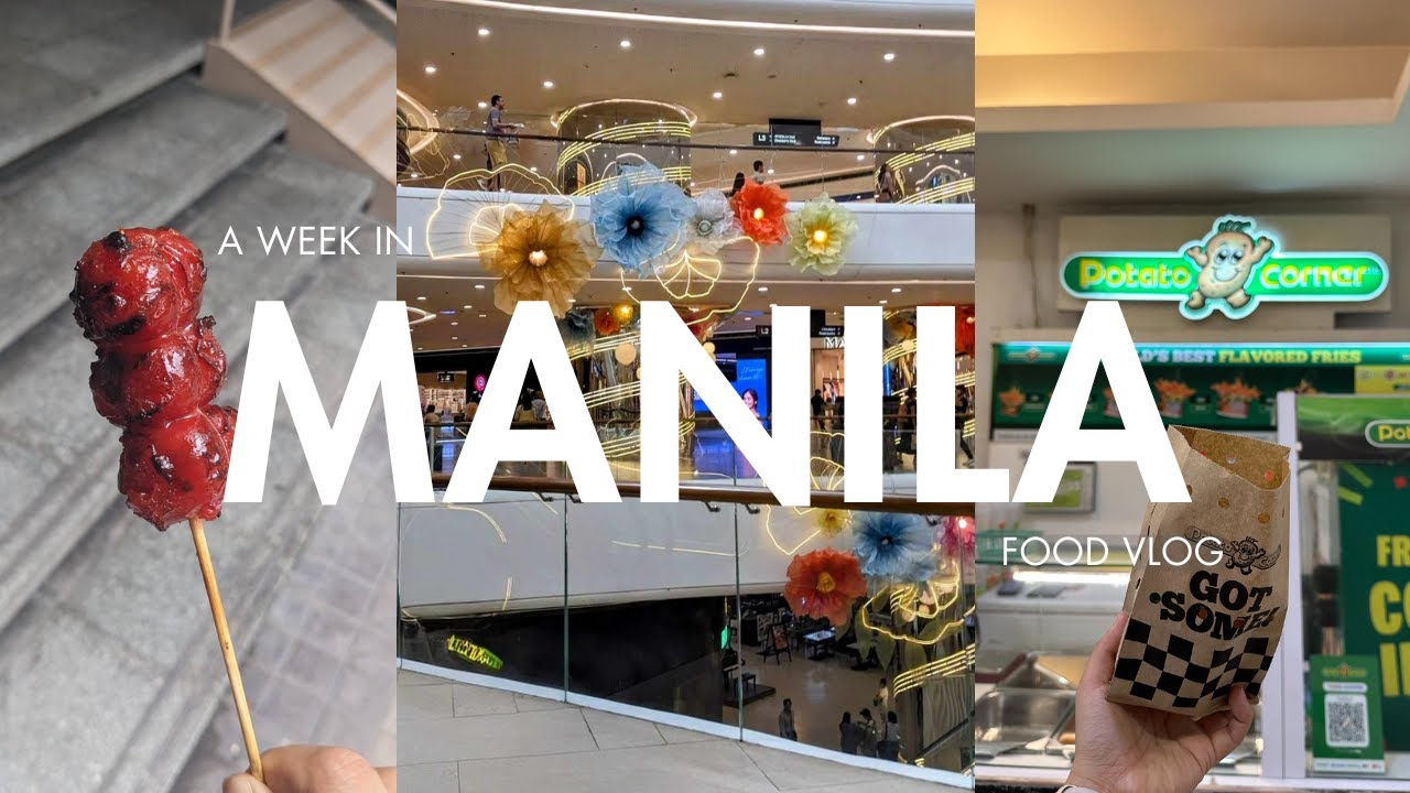 MANILA VLOG | a chill week eating through Manila, salcedo, mall hopping, viral buffet in Tagaytay