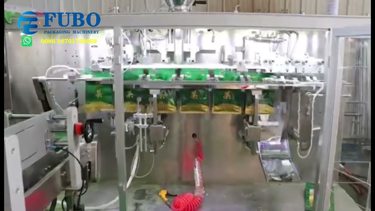 Linear type premade pouch powder filling sealing machine