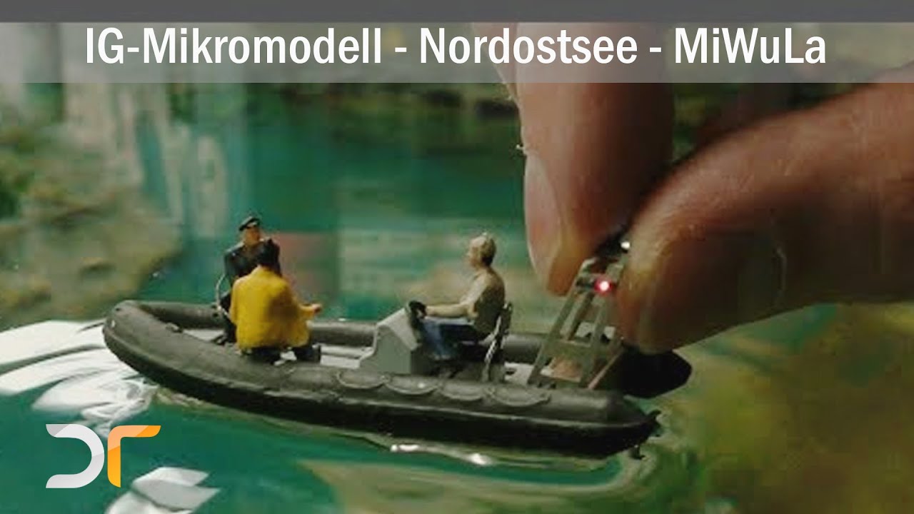 Schiffsverkehr im MiWuLa / Miniaturwunderland - RC - Mikromodelle in ihren Elementen | RC 1:87