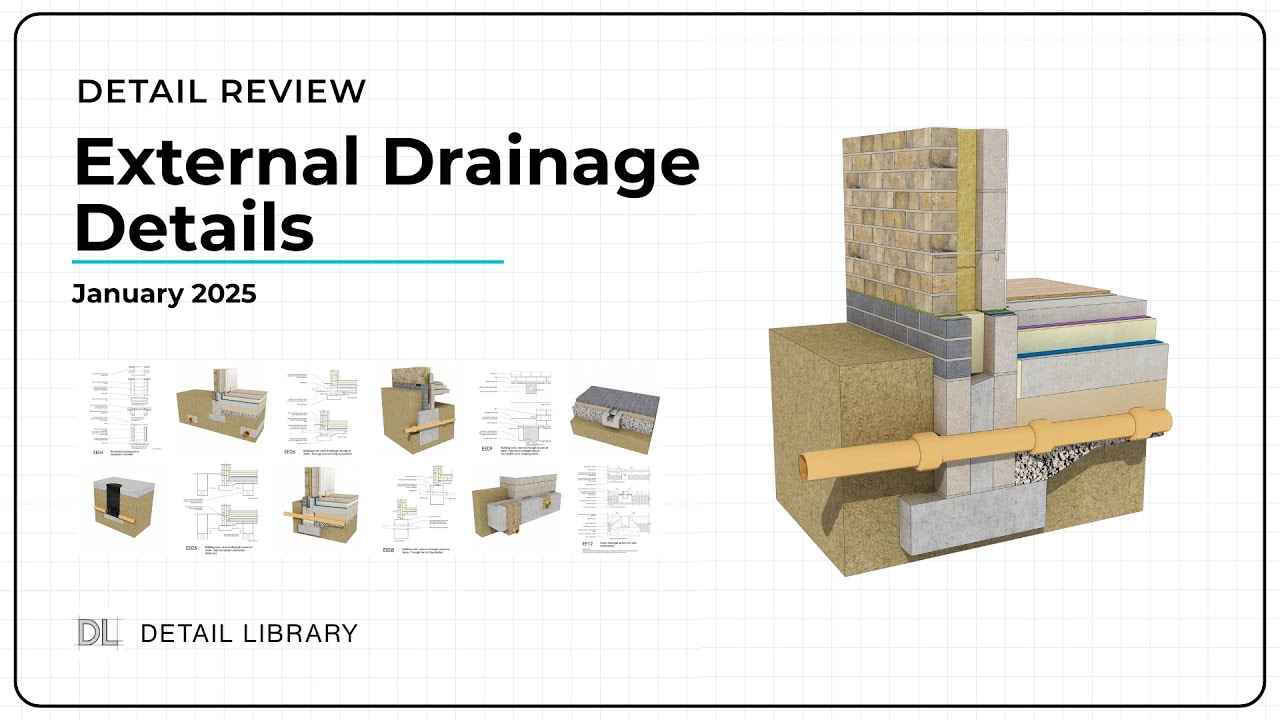 External Drainage Details and Build Over Details