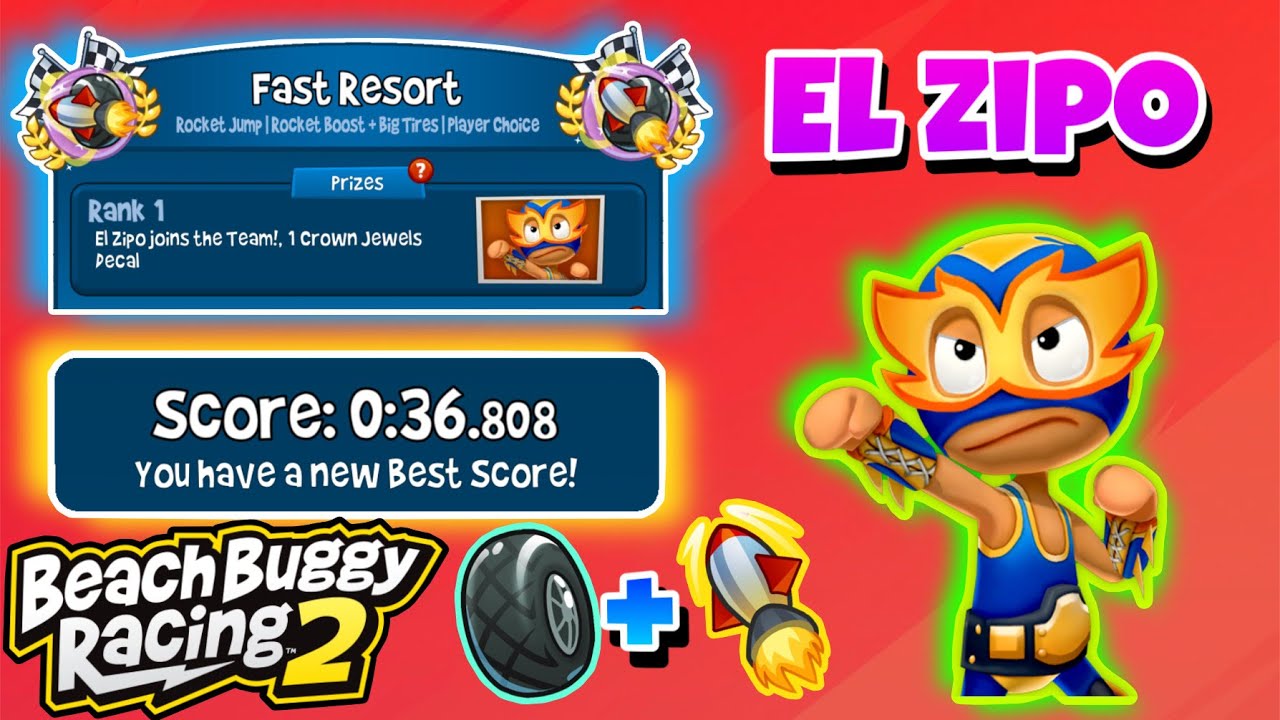 Fast Resort 💨| El Zipo 🛎️Prize✨| Rip rod 🪦| Beach Buggy Racing 2 🏖🏁| BB Racing 2