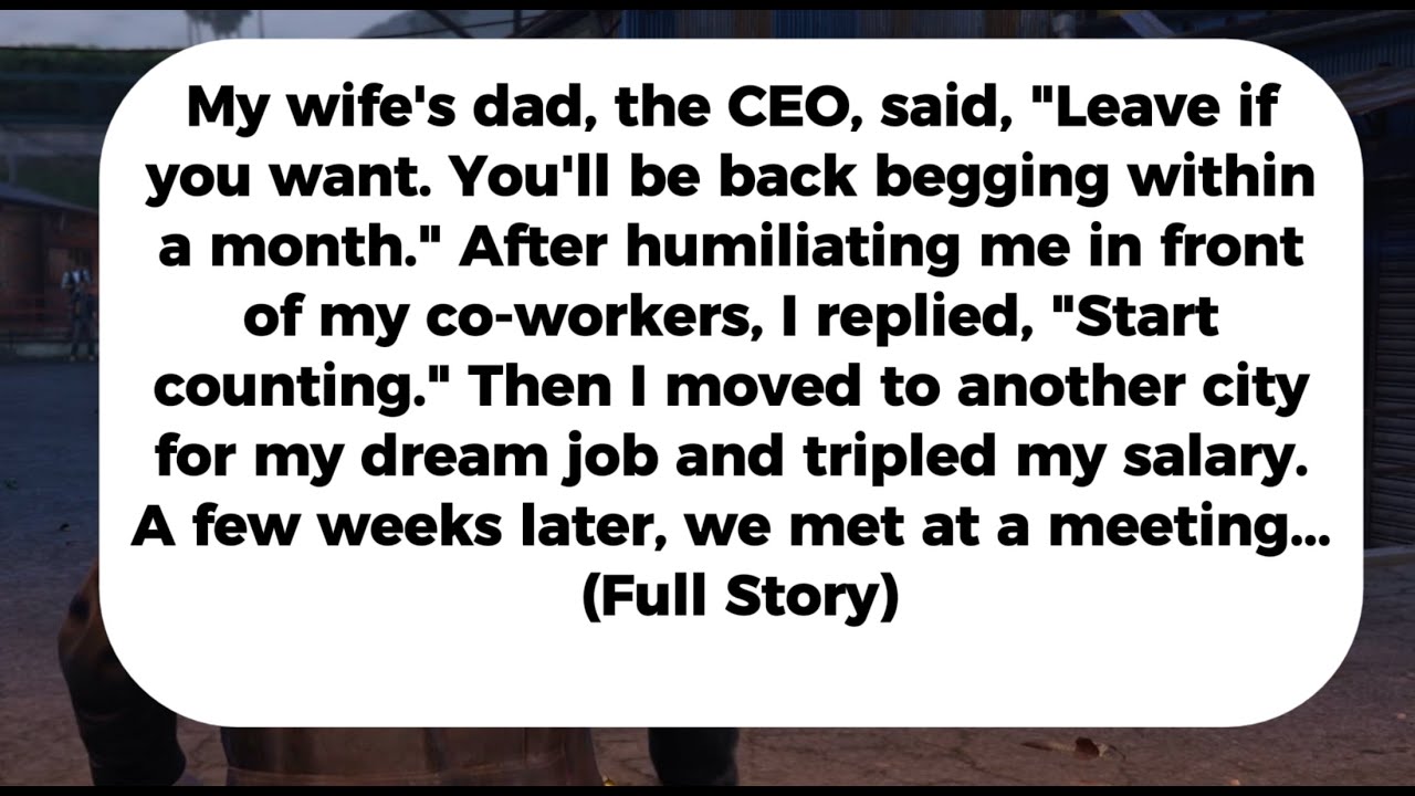 My Father-in-Law Said I’d Fail Without Him. I Left and Tripled My Salary