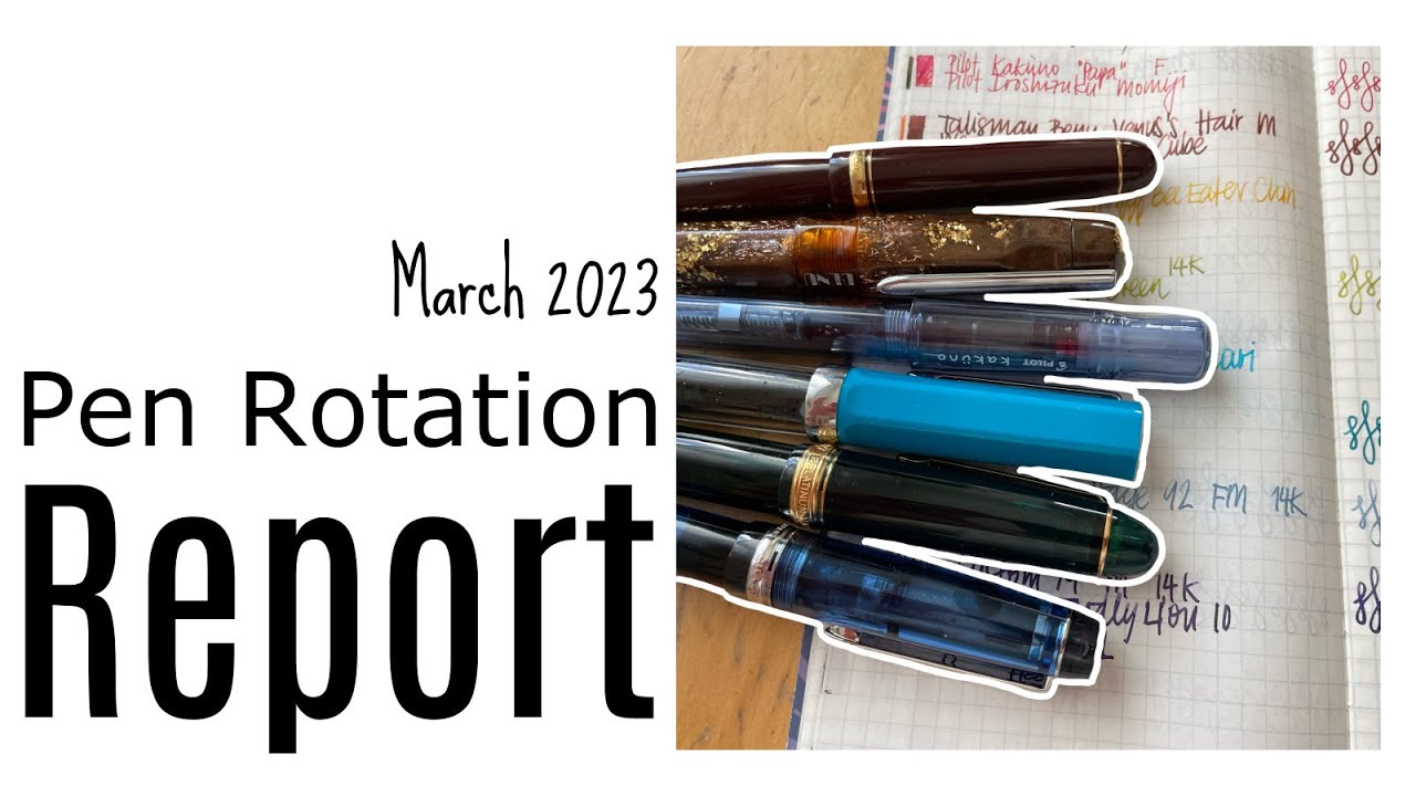 Currently Inked Review March 2023 * Six Pens is not enough.