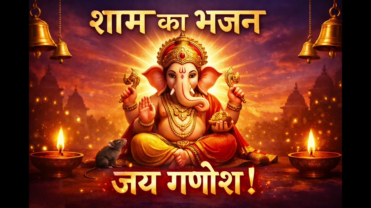 शाम का भजन जय श्री गणेश 🙏 #newsong #ganesh #viral #treading #evening 