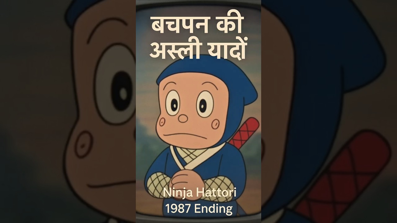 Ninja Hattori 1987 Ending 🤔 #facts