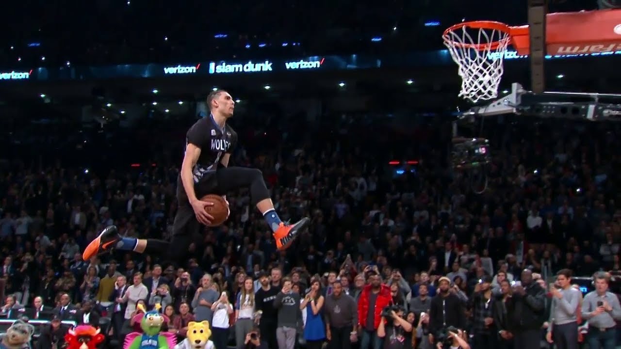 Every Free Throw Line Dunk in NBA Dunk Contest History