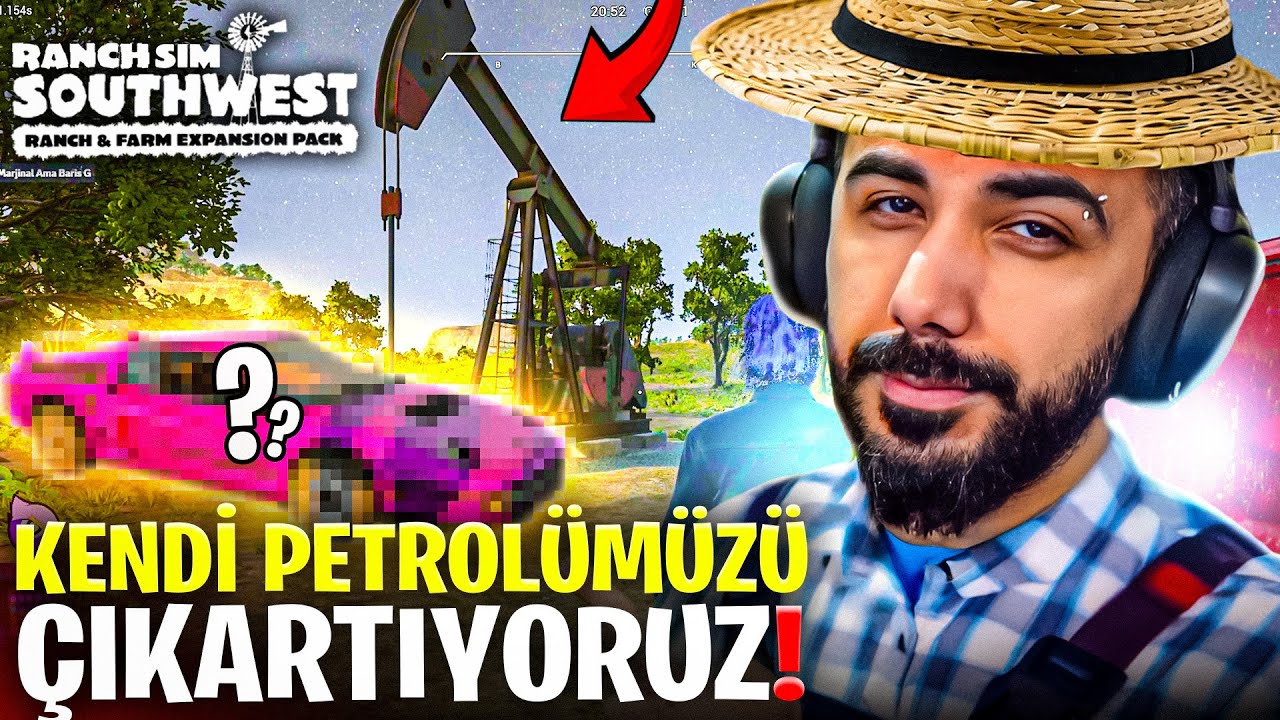 PETROL ÇIKARTIYORUZ!! YENİ SPOR ARABAM!! EKİPLE RANCH SIMULATOR | Barış Can