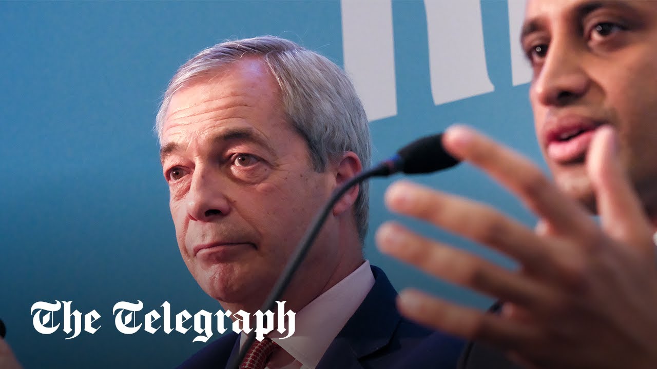 In full: Nigel Farage and Zia Yusuf hold a Reform UK press conference