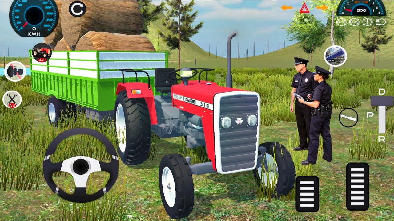 Tractor Games 2026 - Messy Ferguson Realistic Cargo Tractor Offroad Driving - Android GamePlay