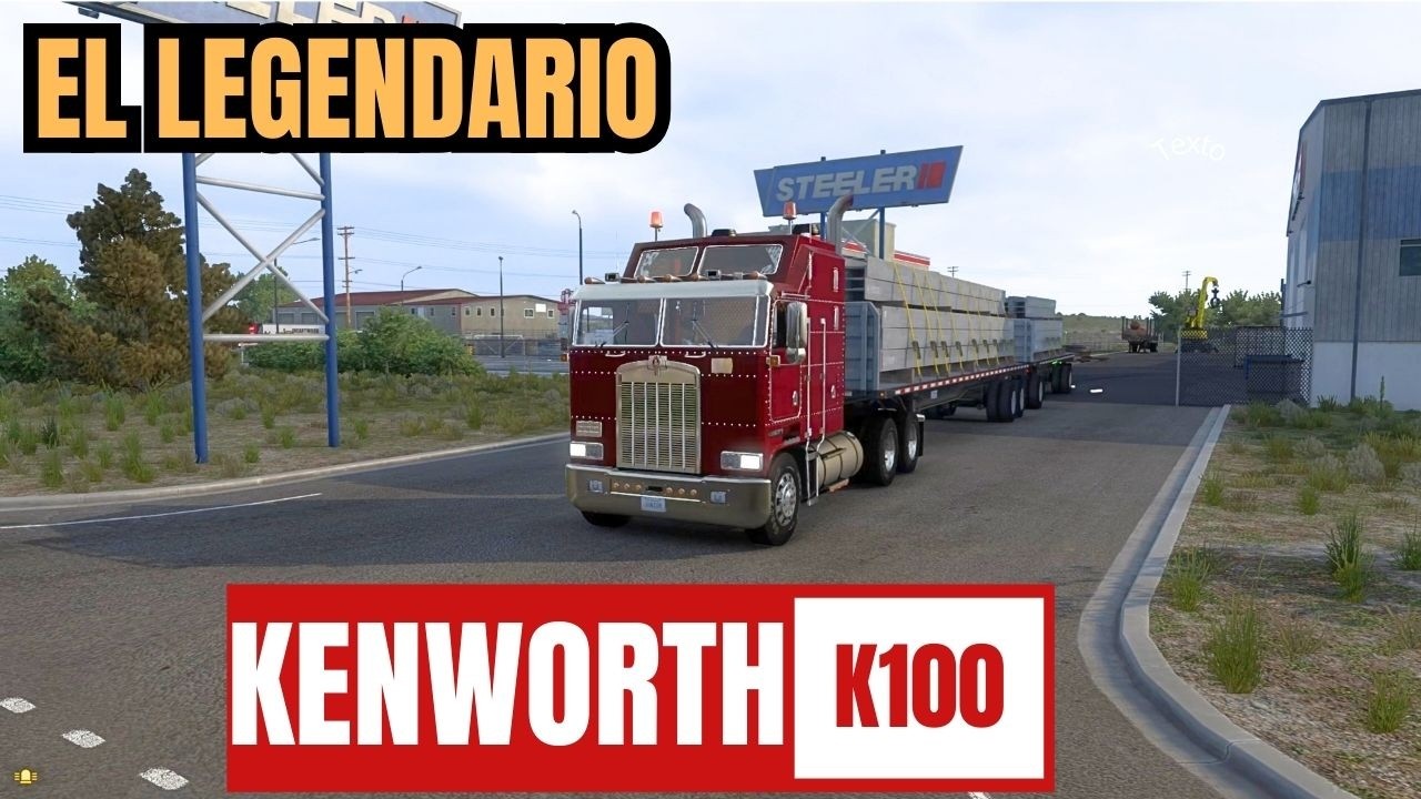 American Truck Simulator / El Mejor Trabajo con el Legendario Kenworth K100  ATS 1.58