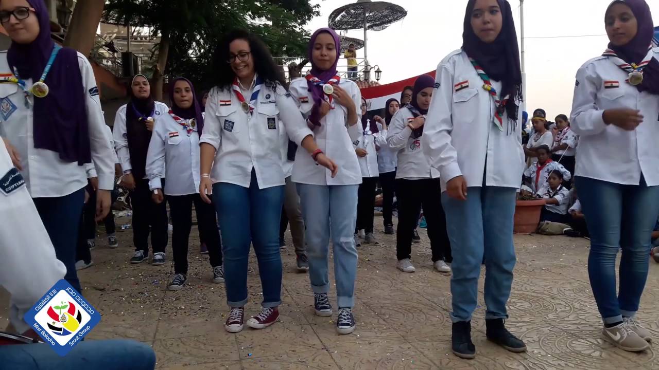 سمر فريق المتقدمات من مجموعة مصر بلدنا الكشفية و الإرشادية2016