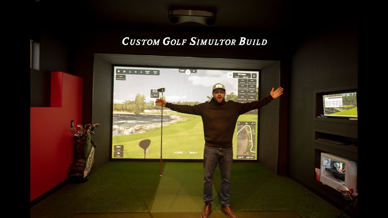I Built A Golf Simulator!!