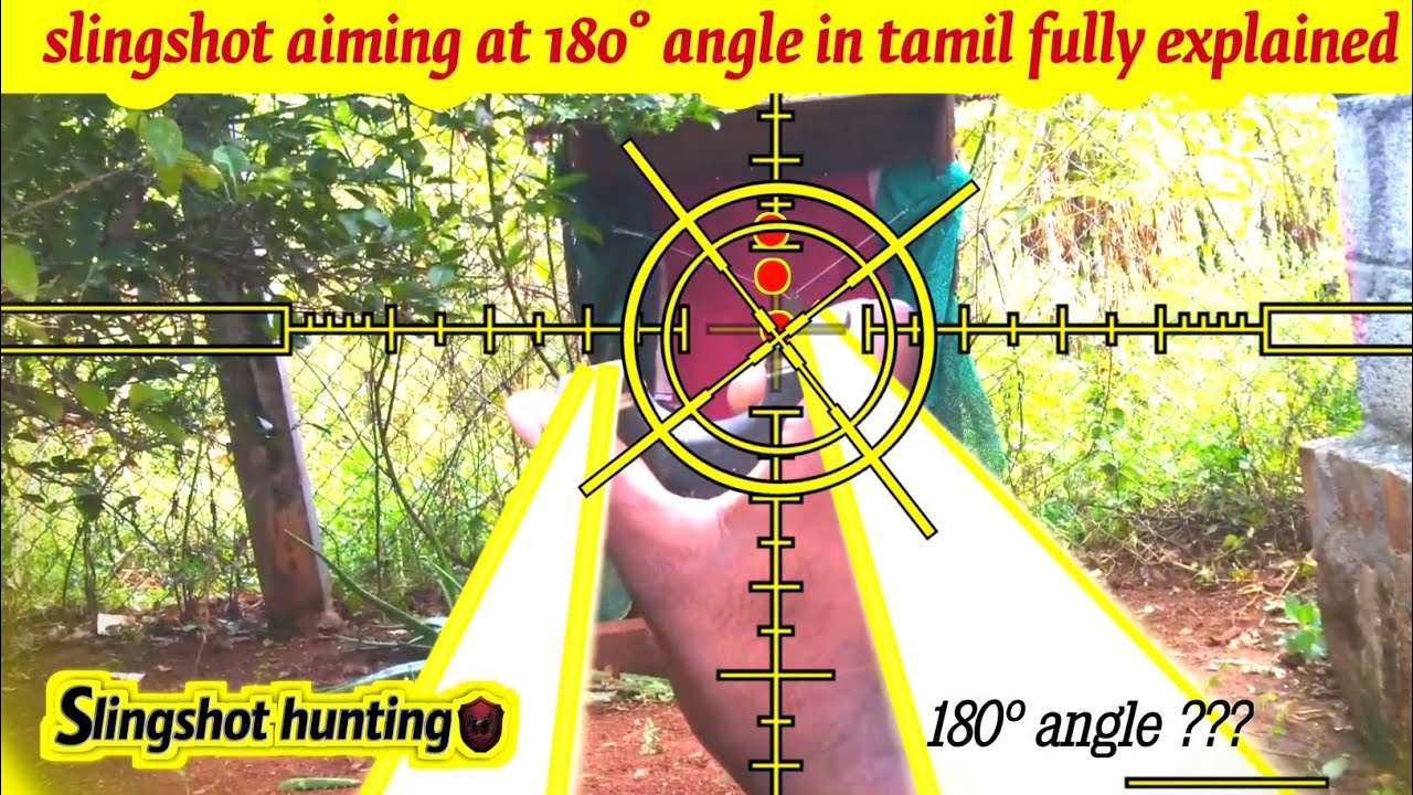 indian Slingshot aiming at 180° angle fully explained in tamil|bushcraft |Slingshot |catapult|gulel