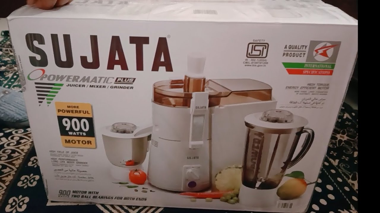 #।।सुजाता पावर मिक्सर एंड ग्राईंडर अनबोकसिंग।।#llSujata Power Mixer Grinder Unboxingll