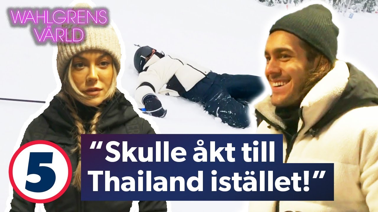 Wahlgrens värld | Benjamins stressiga skidtur | Kanal 5 Sverige