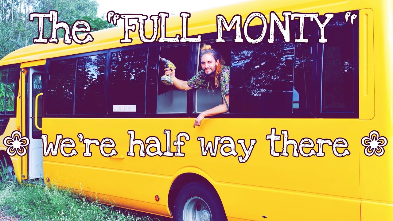 The full Monty ~ yellow bus 🚌 Mitsubishi Rosa bus build video 70% done ✅