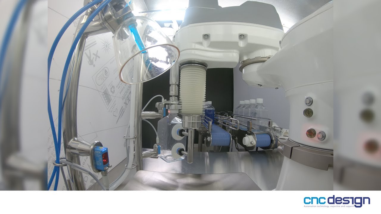 Staubli TS2-40 SCARA Robot - bottle filling