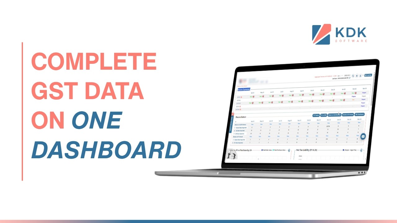 Complete GST Dashboard | Returns, ITC, Reconciliation & Ledger in One View