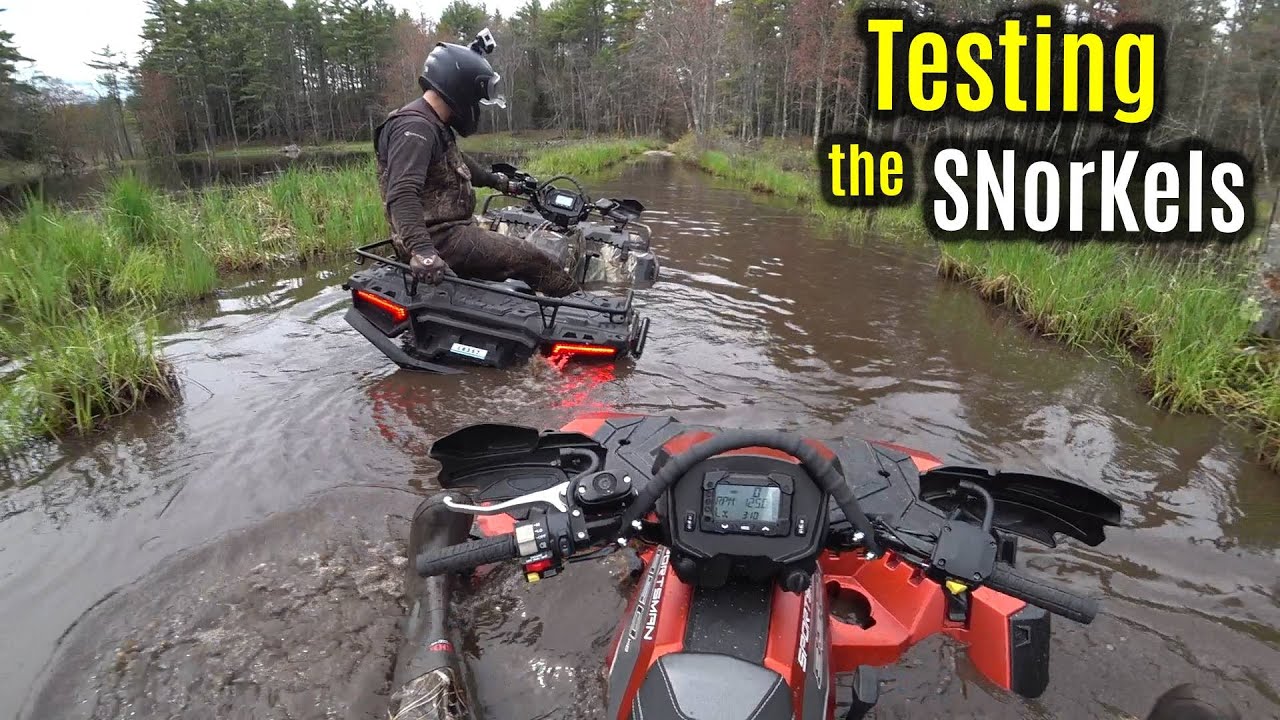 TESTING our NEW Stealth PVT / CVT SNORKEL System! | POLARIS Sportsman 850 POV
