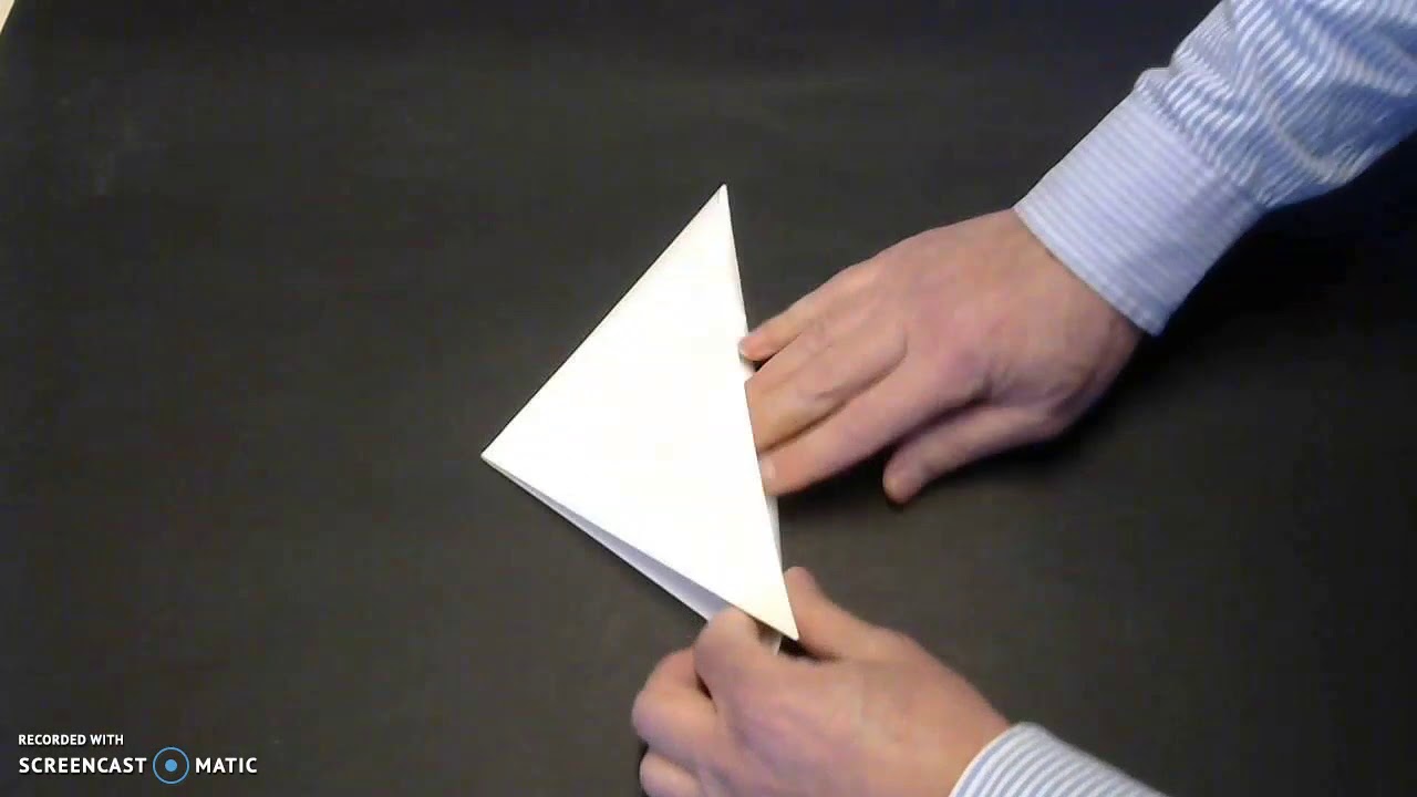 costruzione di squadre da disegno con la carta