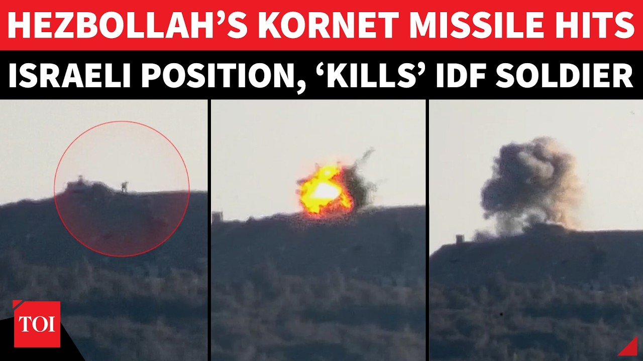 Hezbollah ‘Kills’ IDF Soldier After Guided Missile HITS Israeli Fortified Post Near Lebanon Border