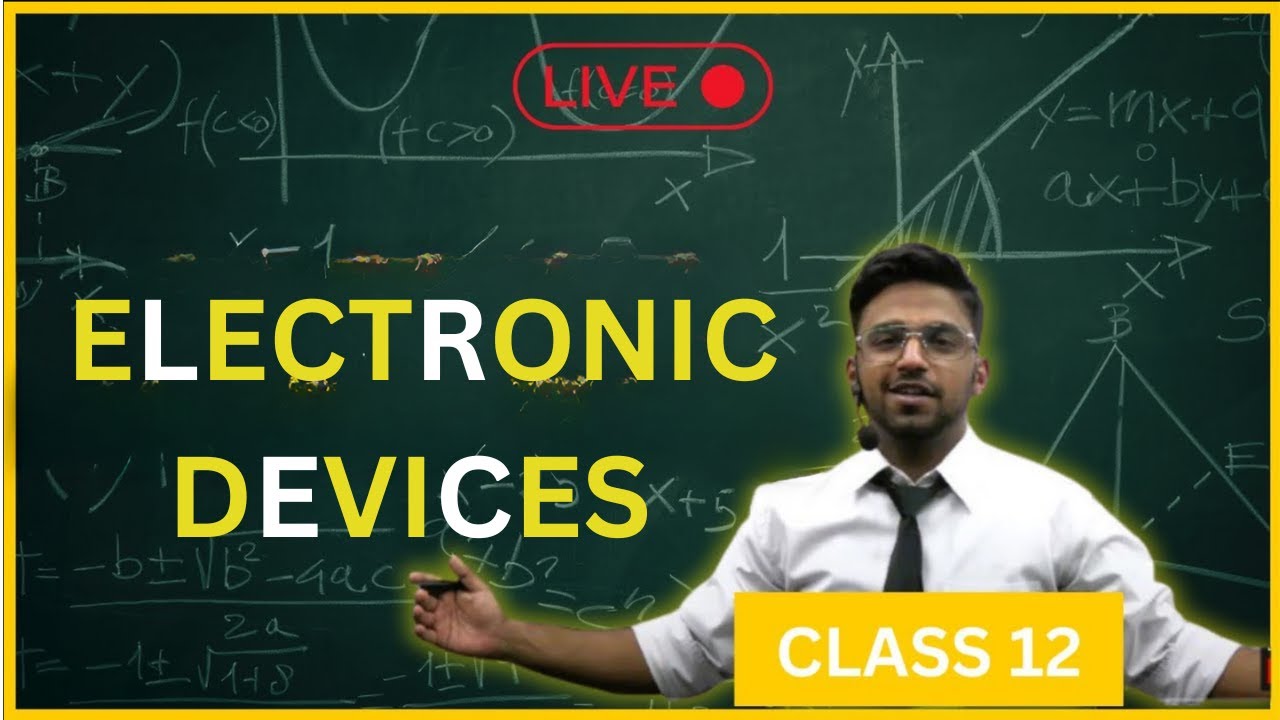 Electronic Devices | Live Revision  | Class 3 | Physics ISC Class12 | Arjun Jagwani