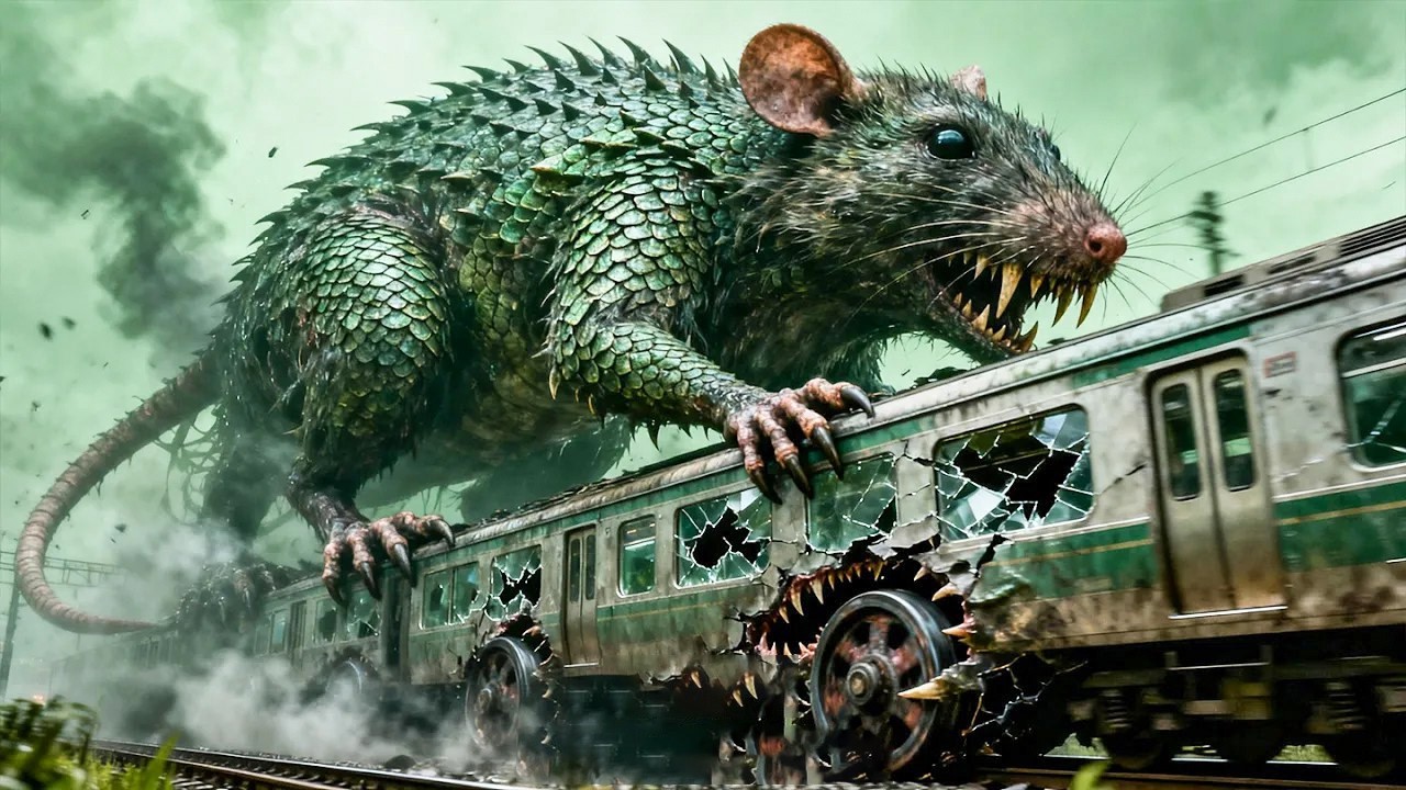 【鼠禍列車】列車瞬間變成鼠群地獄！乘客砸窗跳車，瘋狂逃命！#狂鼠列车 #惊悚 #怪兽 #灾难 #电影 #movie #奇妙影视馆