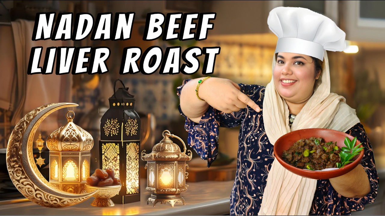 Nadan Beef Liver Roast | Kerala Style Dry Fry | Ramadan Special | Food Adi Couples