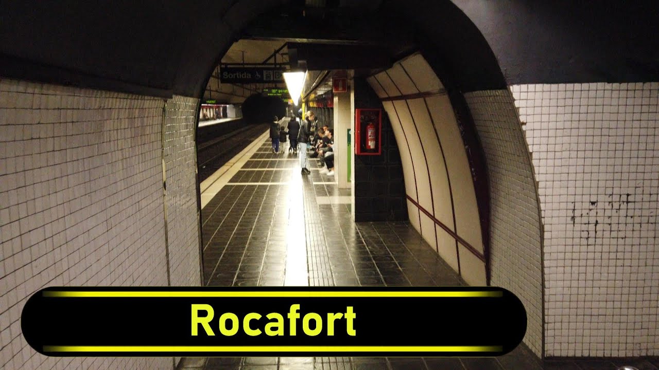 Metro Station Rocafort - Barcelona 🇪🇸 - Walkthrough 🚶