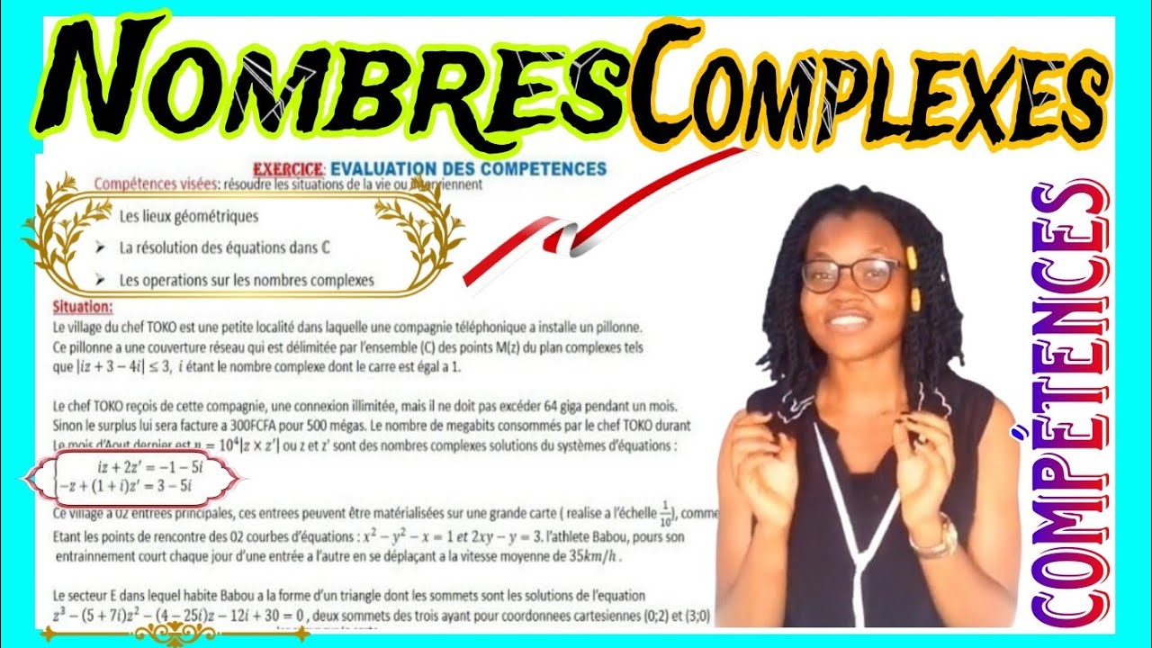 NOMBRES COMPLEXES (💜lieux géométrique 💖équations et 💚systèmes)