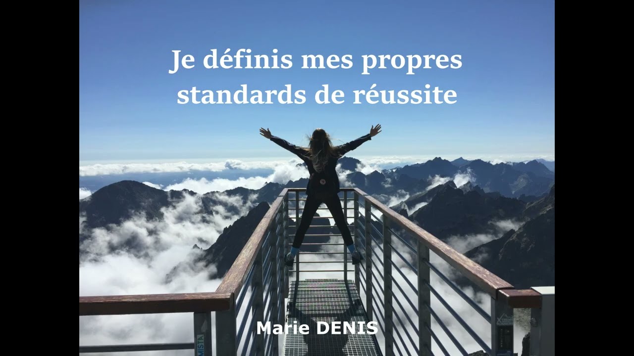 Définis tes propres standards de réussite