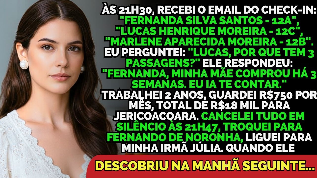 Às 21h30, Vi 3 Passagens No Email — Meu Marido Convidou Minha Sogra Há 3 Semanas. Cancelei E Fui...