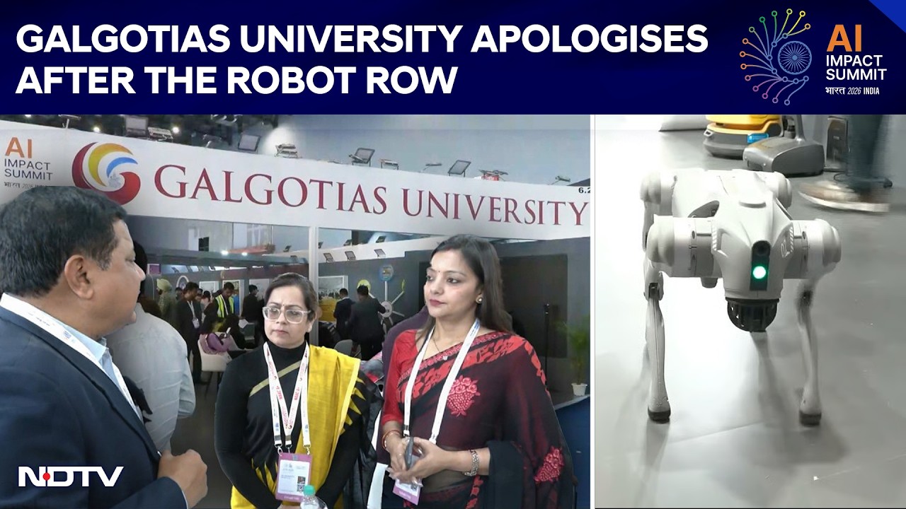 India AI Summit | Galgotias Apologises After Robot Row, Says Rep Neha Singh Is 