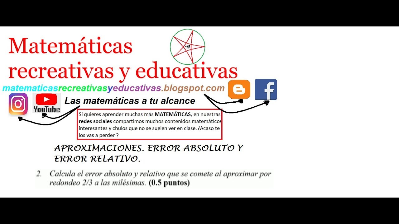 Aproximaciones y errores. Ejercicios resueltos examen 3 ESO, 4 ESO, 1 bachillerato