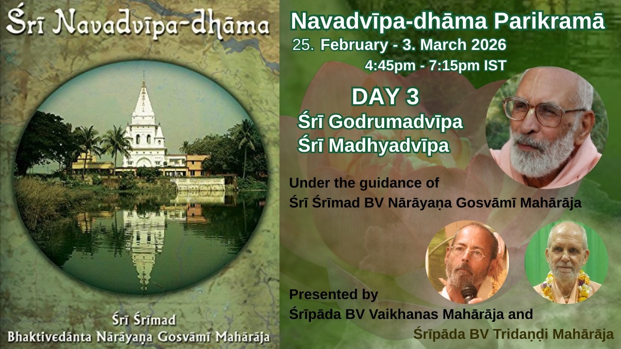 Navadwipa Parikrama - Day 4 Śrī Godrumadvīpa & Śrī Madhyadvīpa
