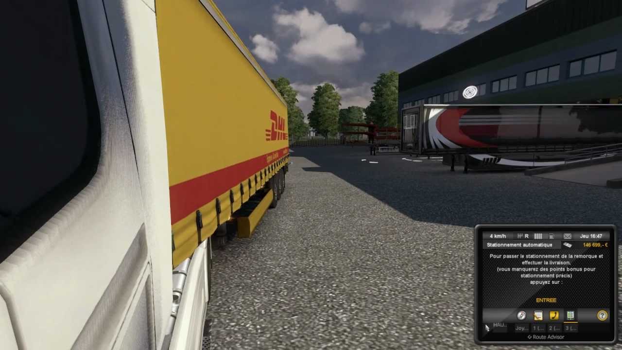 Mise à quai DHL