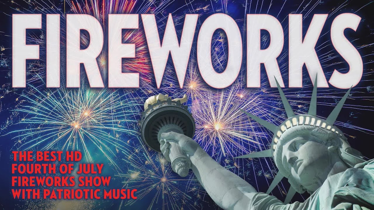 Fireworks Show with Music | Patriotic Songs | John Philip Sousa | 4th of July Fireworks Show 🎆