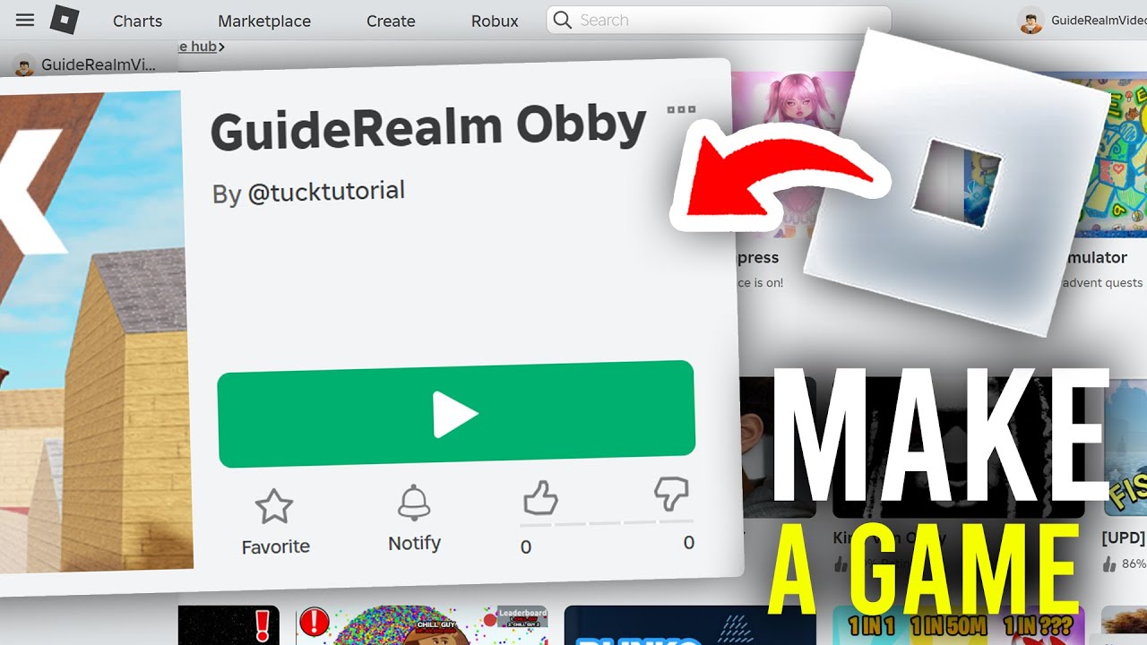 How To Make A Game In Roblox - Full Guide