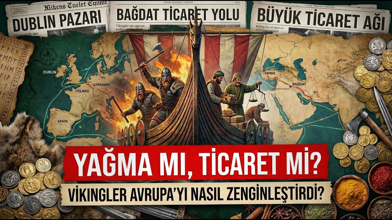 Yağma mı, Ticaret mi? Vikingler Avrupa'yı Nasıl Zenginleştirdi?